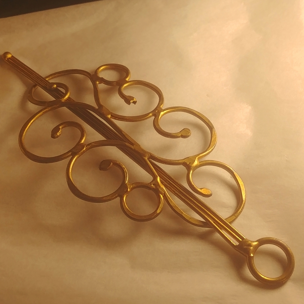 Unique Brass hair Clip comb